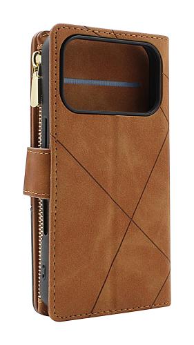 XL iPhone 18 Pro Luksus Lommebok Deksel
