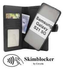 Skimblocker Samsung Galaxy S21 5G Magnet Lommebok Deksel