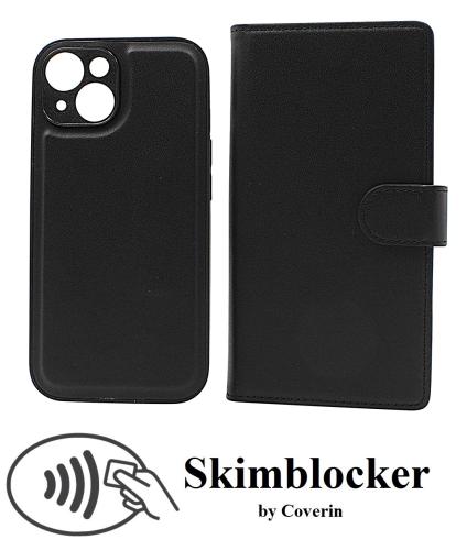 Skimblocker iPhone 15 Magnet Lommebok Deksel