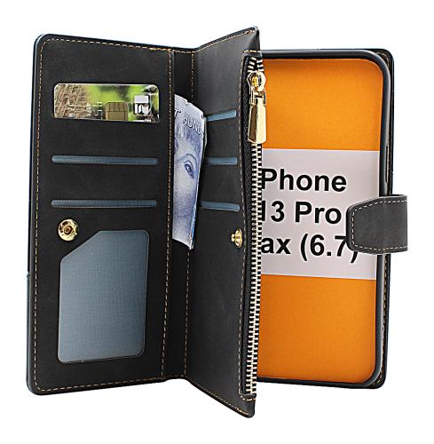 XL iPhone 13 Pro Max Luksus Lommebok Deksel