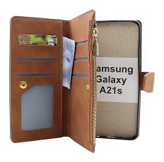 XL Samsung Galaxy A21s Luksus Lommebok Deksel