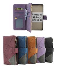 XL Samsung Galaxy S25 Edge Luksus Lommebok Deksel