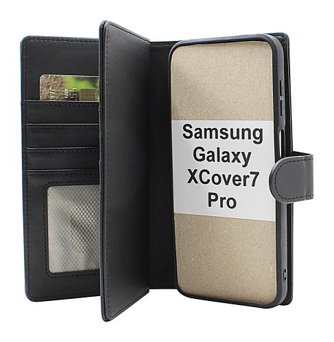 Skimblocker Samsung Galaxy XCover7 Pro, XL Magnet Lommebok Deksel