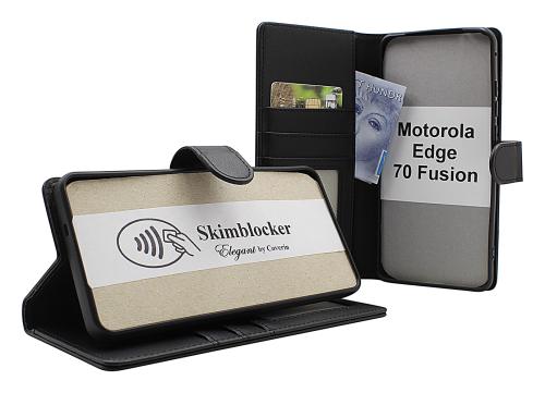 Skimblocker Motorola Edge 70 Fusion / 70 Fusion + Lommebok Deksel