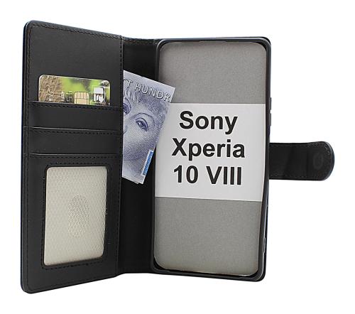 Skimblocker Sony Xperia 10 VIII Magnet Lommebok Deksel