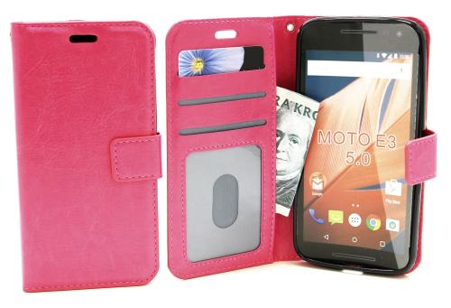 Crazy Horse Wallet Lenovo Motorola Moto E3 / 3rd generation