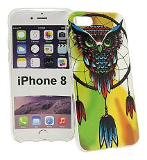 TPU Designdeksel iPhone 8