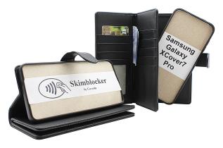 Skimblocker Samsung Galaxy XCover7 Pro, XL Magnet Lommebok Deksel