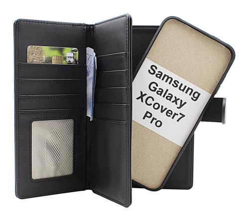 Skimblocker Samsung Galaxy XCover7 Pro, XL Magnet Lommebok Deksel