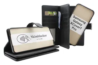 Skimblocker Samsung Galaxy XCover7 Pro, XL Magnet Lommebok Deksel