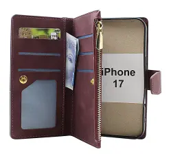 XL iPhone 17 Luksus Lommebok Deksel
