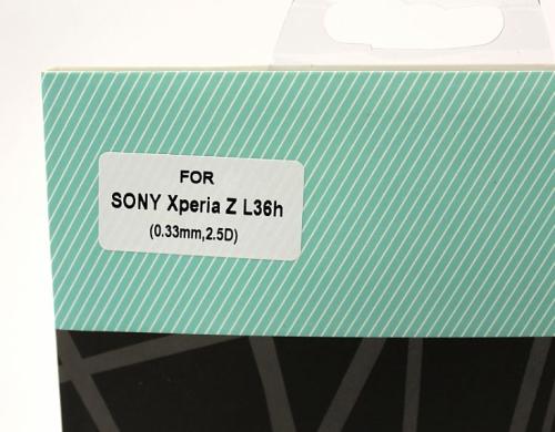 Skjermbeskyttelse av glass SONY XPERIA Z (L36H)