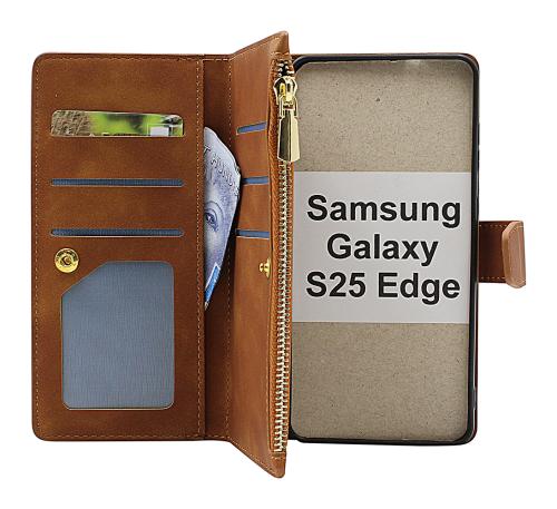 XL Samsung Galaxy S25 Edge Luksus Lommebok Deksel