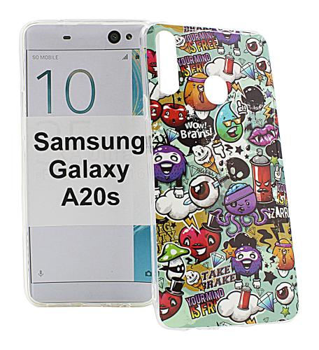 TPU Designdeksel Samsung Galaxy A20s (A207F/DS)