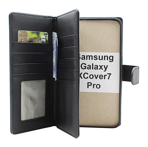 Skimblocker Samsung Galaxy XCover7 Pro, XL Magnet Lommebok Deksel
