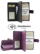 Skimblocker Samsung Galaxy S24 5G XL Lommebok Deksel