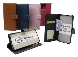 Skimblocker Motorola Edge 70 Fusion / 70 Fusion + Lommebok Deksel