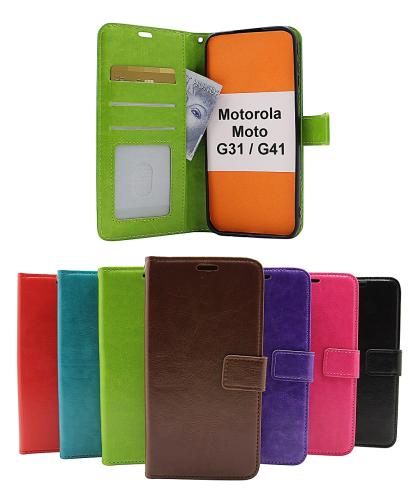 Crazy Horse Wallet Motorola Moto G31/G41