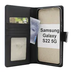 Skimblocker Samsung Galaxy S22 5G Lommebok Deksel