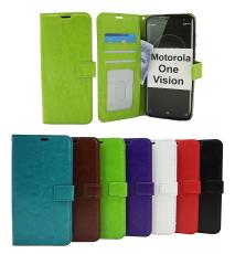 Crazy Horse Wallet Motorola One Vision