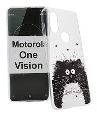 TPU Designdeksel Motorola One Vision