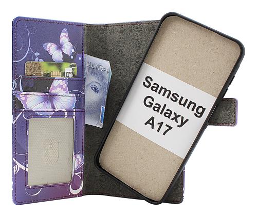 Skimblocker Samsung Galaxy A17 Magnet Lommebok Deksel Design