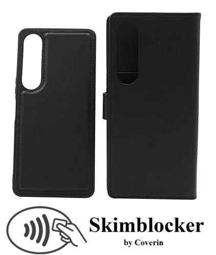 Skimblocker Sony Xperia 1 VII Magnet Lommebok Deksel
