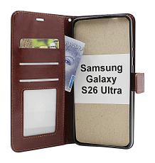 Crazy Horse Samsung Galaxy S26 Ultra Lommebok Deksel