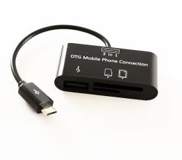 Kortlæser Micro USB 3in1