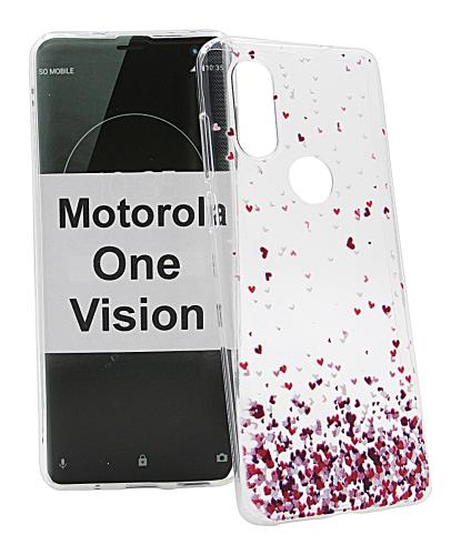 TPU Designdeksel Motorola One Vision