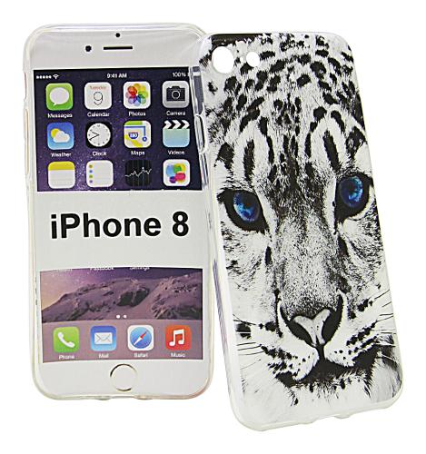 TPU Designdeksel iPhone 8
