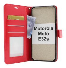 Crazy Horse Wallet Motorola Moto E32s