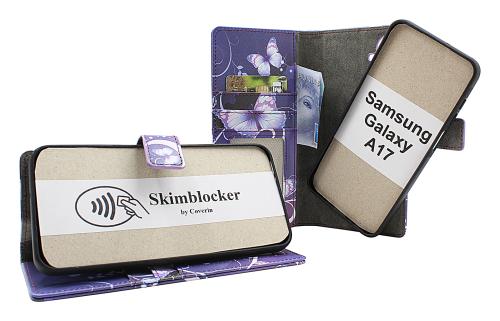 Skimblocker Samsung Galaxy A17 Magnet Lommebok Deksel Design