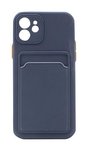 TPU Deksel med kortlomme iPhone 12 (6.1)