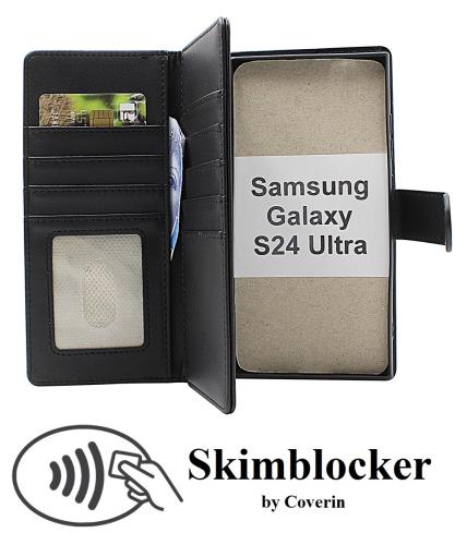 Skimblocker Samsung Galaxy S24 Ultra 5G XL Lommebok Deksel