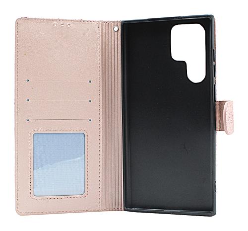 Flower Standcase Wallet Samsung Galaxy S22 Ultra 5G