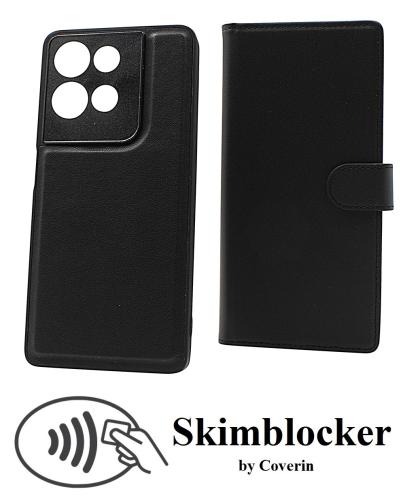 Skimblocker Motorola Moto G75 5G Magnet Lommebok Deksel