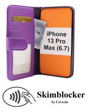 Skimblocker Lommebok-etui iPhone 13 Pro Max (6.7)
