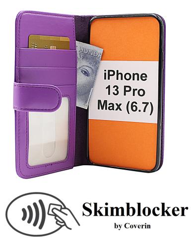 Skimblocker Lommebok-etui iPhone 13 Pro Max (6.7)