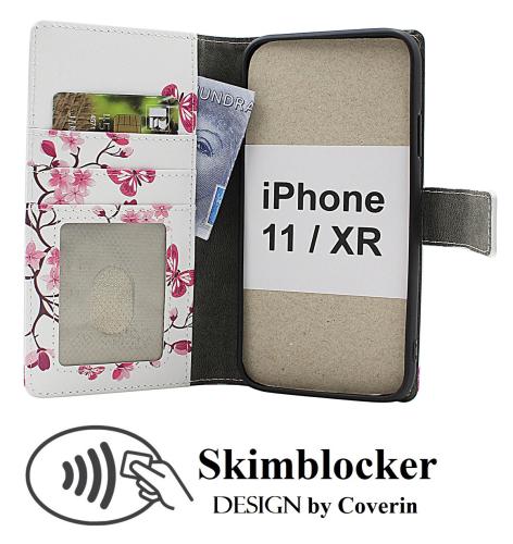 Skimblocker iPhone 11 & iPhone XR Lommebok Deksel Design