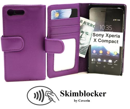 Skimblocker Lommebok-etui Sony Xperia X Compact (F5321)