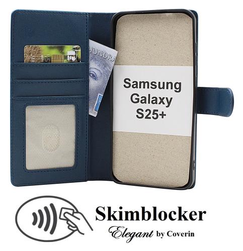 Skimblocker Samsung Galaxy S25+ Lommebok Deksel