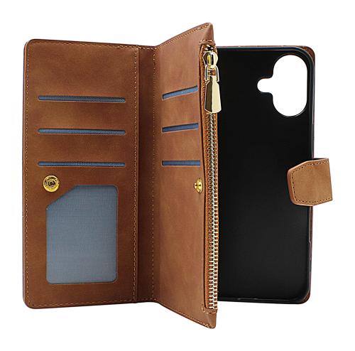XL iPhone 16 Plus Luksus Lommebok Deksel