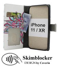 Skimblocker iPhone 11 & iPhone XR Lommebok Deksel Design