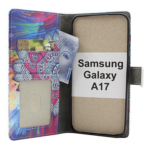 Skimblocker Samsung Galaxy A17 Magnet Lommebok Deksel Design