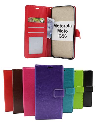 Crazy Horse Motorola Moto G56 Lommebok Deksel