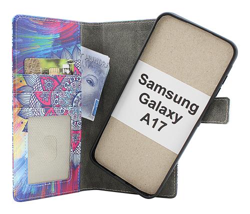 Skimblocker Samsung Galaxy A17 Magnet Lommebok Deksel Design