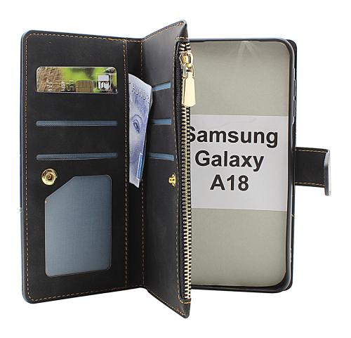 XL Samsung Galaxy A18 LTE Luksus Lommebok Deksel