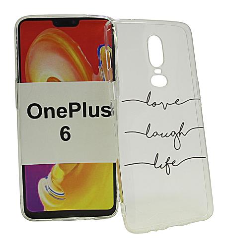 TPU Designdeksel OnePlus 6