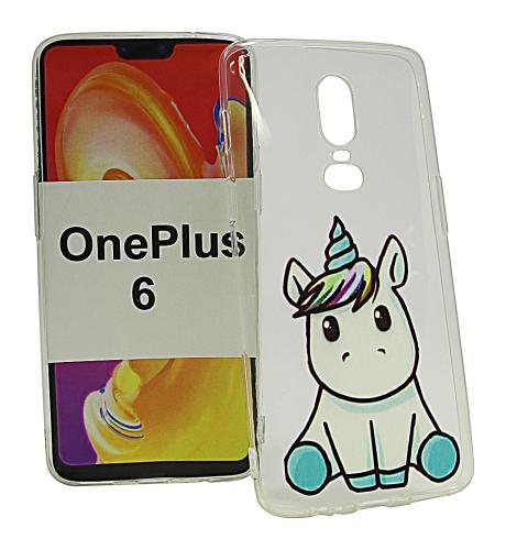 TPU Designdeksel OnePlus 6